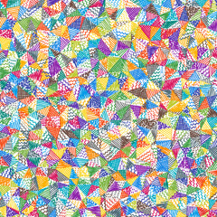  Low poly sketch background. Artistic square pattern. Modern abstract background. Vector illustration.