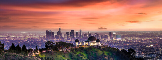 Fototapete - Griffith Observatory Los Angeles California