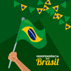 Poster - happy brazil independence celebration