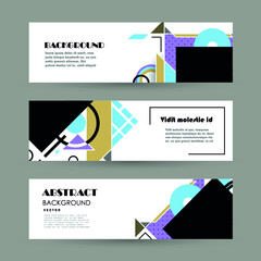 Business brochure 2017 vector set. Applicable for Banners, Placards, Posters, Flyers, cover design annual report, magazine. Modern geometric background template	
