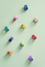 Collection Of Different Of Paper Masking Tapes 