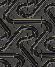 Abstract Mosaic Part 01. Black Color.