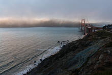 Dusky Evening Light On The Golden Gate Bridge