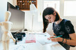 © Michela Ravasio/Stocksy - Cute girl drawing at her desk
