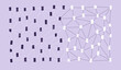 © The Laundry Room/Stocksy - Abstract network on grey with different color nodes