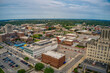 Aerial View of Saginaw, Michigan during Summer