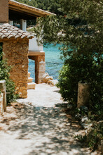 View Down A Shady Path Of Mallorca Holiday Accommodation