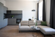 © Hernandez & Sorokina/Stocksy - Modern Apartment Living Room