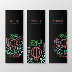 Wall Mural - travel banner design