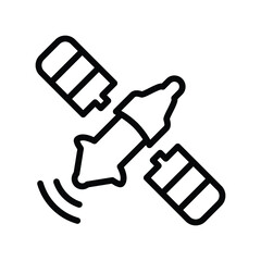 Wall Mural - Gps satellite icon