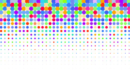 Canvas Print - abstract colorful background with dots