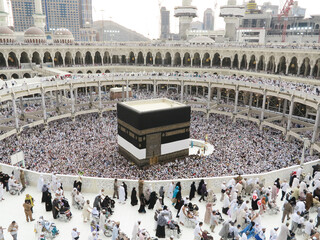 Fototapete - Journey to Hajj in holy Mecca 2013, high quality photo. High quality photo