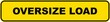 © janista - Oversize load, yellow banner, vector icon
