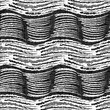 Seamless stripe black white woven herringbone style texture. Two tone 50s monochrome pattern. Modern textile weave effect. Masculine broken line repeat jpg print. 