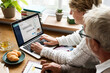 © Rawpixel.com - Elderly people chatting online with a laptop