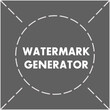 Watermark pattern generator template design