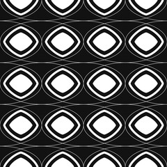Poster - Seamless rhombs and black background. Vector.