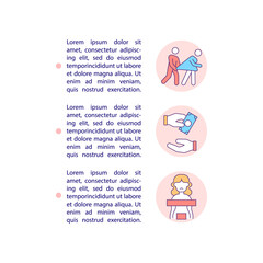 Poster - Commercial sexual exploitation concept line icons with text. PPT page vector template with copy space. Brochure, magazine, newsletter design element. Sexual slavery linear illustrations on white