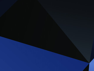 Wall Mural - Polygonal geometric background. Dark blue colour, Vector illustration