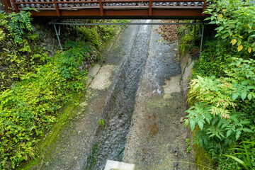 東京都八王子市の高尾山を登山している風景 Scenery of climbing Mt. Takao in Hachioji City, Tokyo.