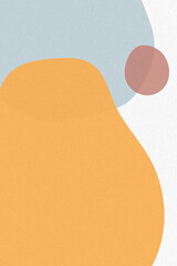 Poster - Orange tone simple Memphis background vector