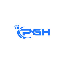 PGH Letter Logo Design On White Background. PGH Creative Initials Letter Logo Concept. PGH Letter Design. 