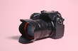 Professional digital cameraカメラ,一眼レフ,レンズ,黒,プロ,Professional digital camera	
