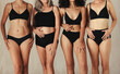 © Jacob Lund - Female bodies of all ages wearing black underwear
