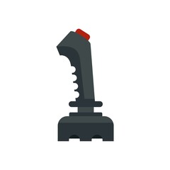 Poster - Gamification joystick icon flat isolated vector