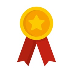 Poster - video game emblem icon flat isolated vector