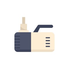 Poster - Electric vehicle repair tool icon flat isolated vector