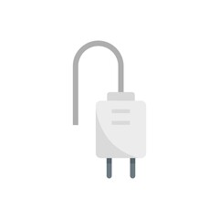Poster - electric plug icon flat isolated vector