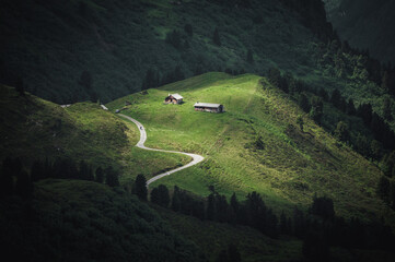 Wall Mural - alpine idyll in the swiss alps