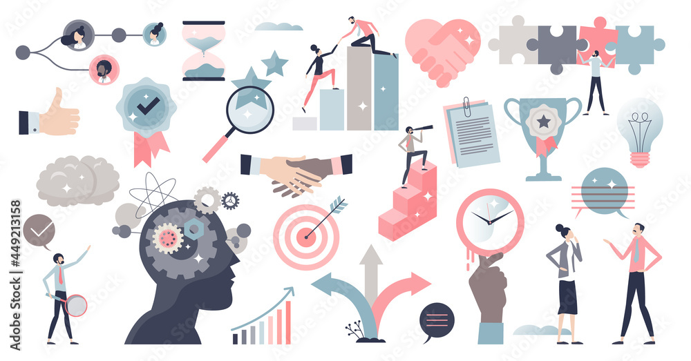 Basic Skill Set Soft skills set with ability or competence for career outline ...