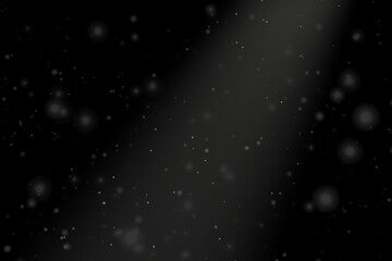 Poster - abstract dust background with dark light