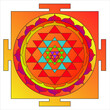 Yantra laksmi, a symbol of wealth and prosperity in Hinduism. Shri-Yantra (Great Yantra) is the oldest sacred symbol. Shree yantra 002