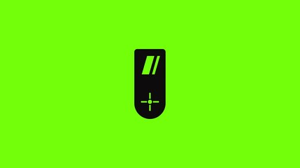 Poster - Digital remote control conditioner icon animation