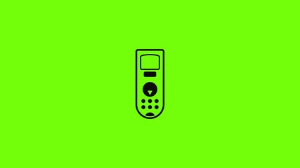 Poster - Remote control conditioner icon animation