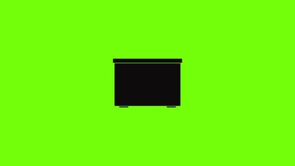 Poster - outdoor air unit conditioner icon animation