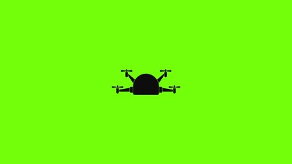 Canvas Print - Small drone icon animation