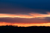 Fototapeta  - Sunset sky clouds nature landscape