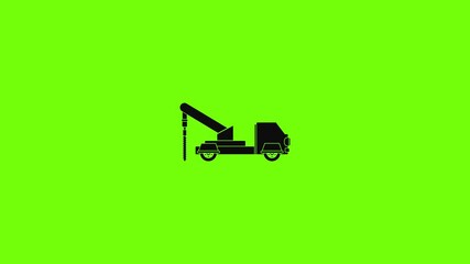 Poster - Truck drill icon animation