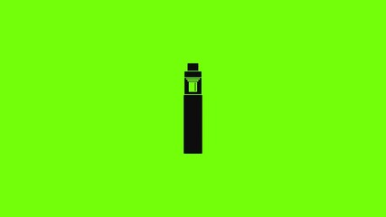 Wall Mural - Vape pen icon animation