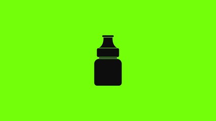 Canvas Print - Fruit vape liquid icon animation