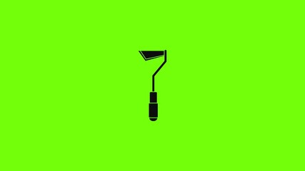 Poster - Garden dig tool icon animation