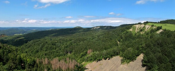 Canvas Print - Panorama et nature dans le Haut-Doubs.