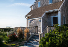 Nice Beach Condos At Plymouth, Massachusetts Near The Cape. Cape Cod Real Estate Background