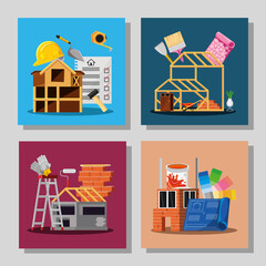 Sticker - home improvement cards