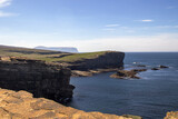 Fototapeta Most - The cliffs at Yesnaby on Orkney in Scotland, UK