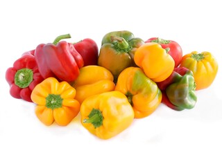 Wall Mural - multicolor sweet peppers as tasty vegetables for salads ofr cooking meals